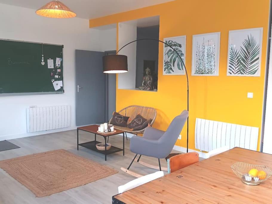 Loft Avec Jardin Au Bord De L'Eau Au Rdc D'Une Ancienne Ecole Plougastel-Daoulas Kültér fotó